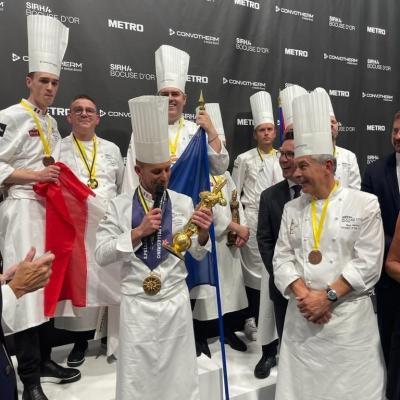 Team France 1er au Bocuse d'or 2021