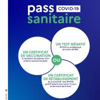 Affiche pass sanitaire